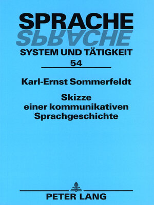 cover image of Skizze einer kommunikativen Sprachgeschichte